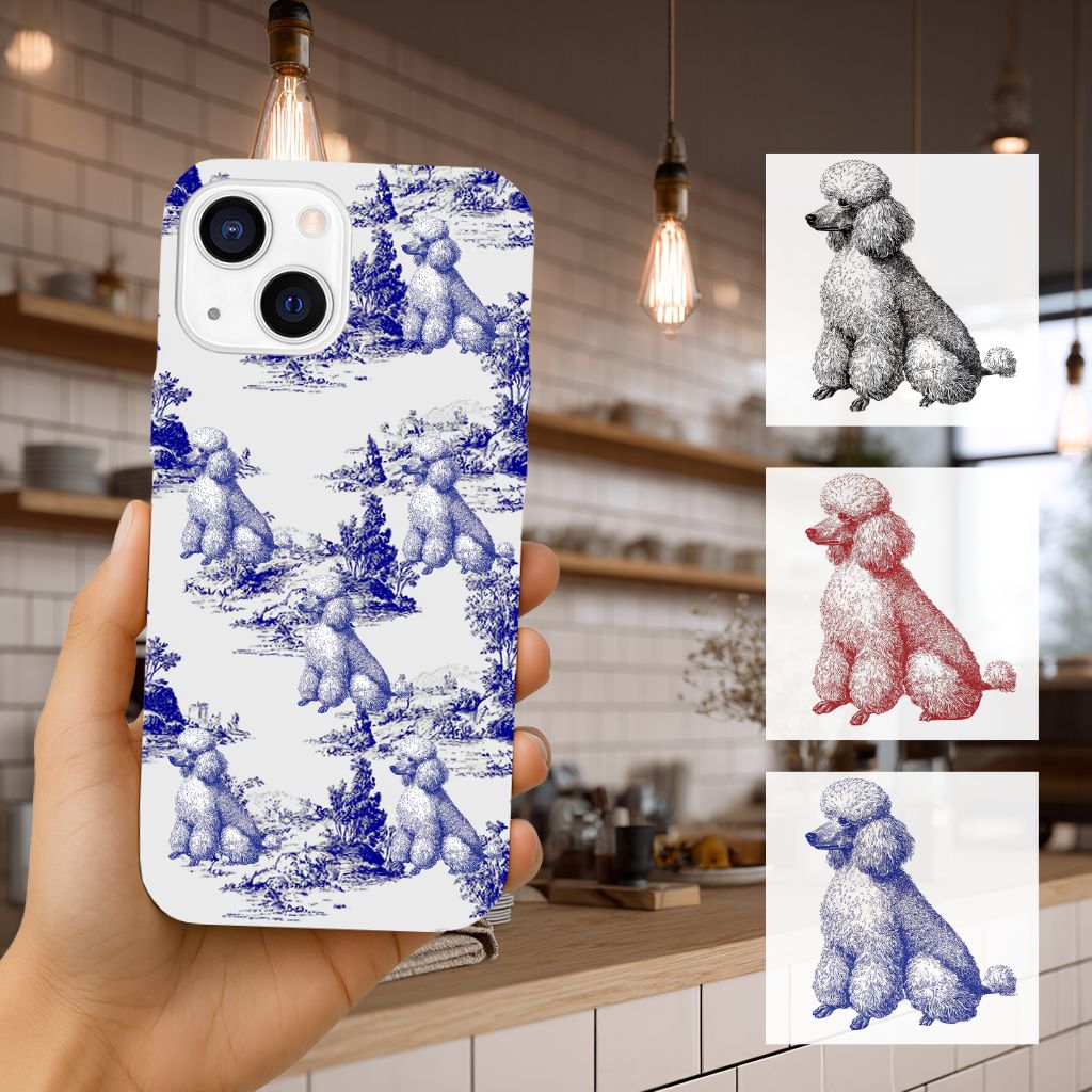 Custom Pet Phone Case Vintage Style