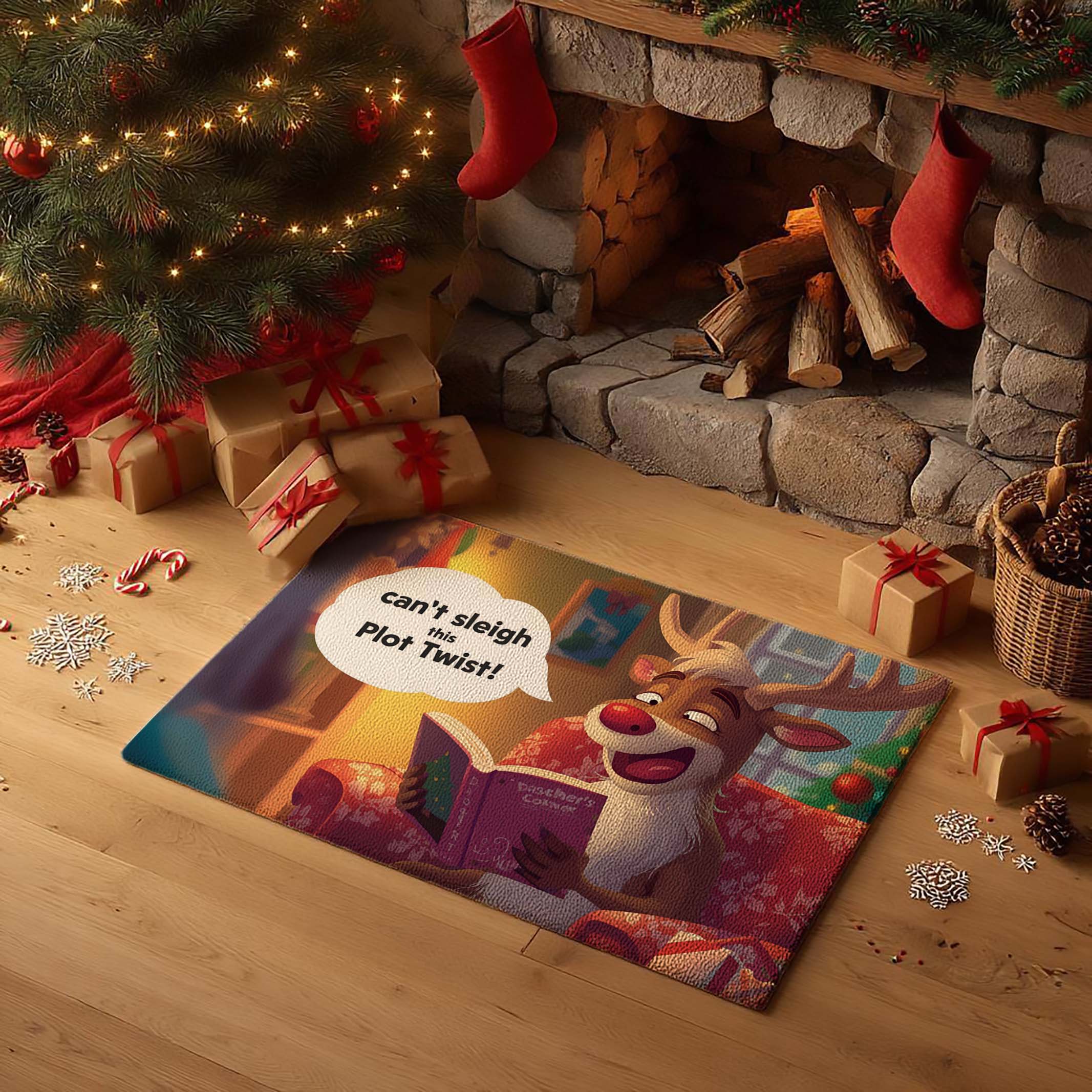 Rudolph's Corner Reading Mat - DMRC003