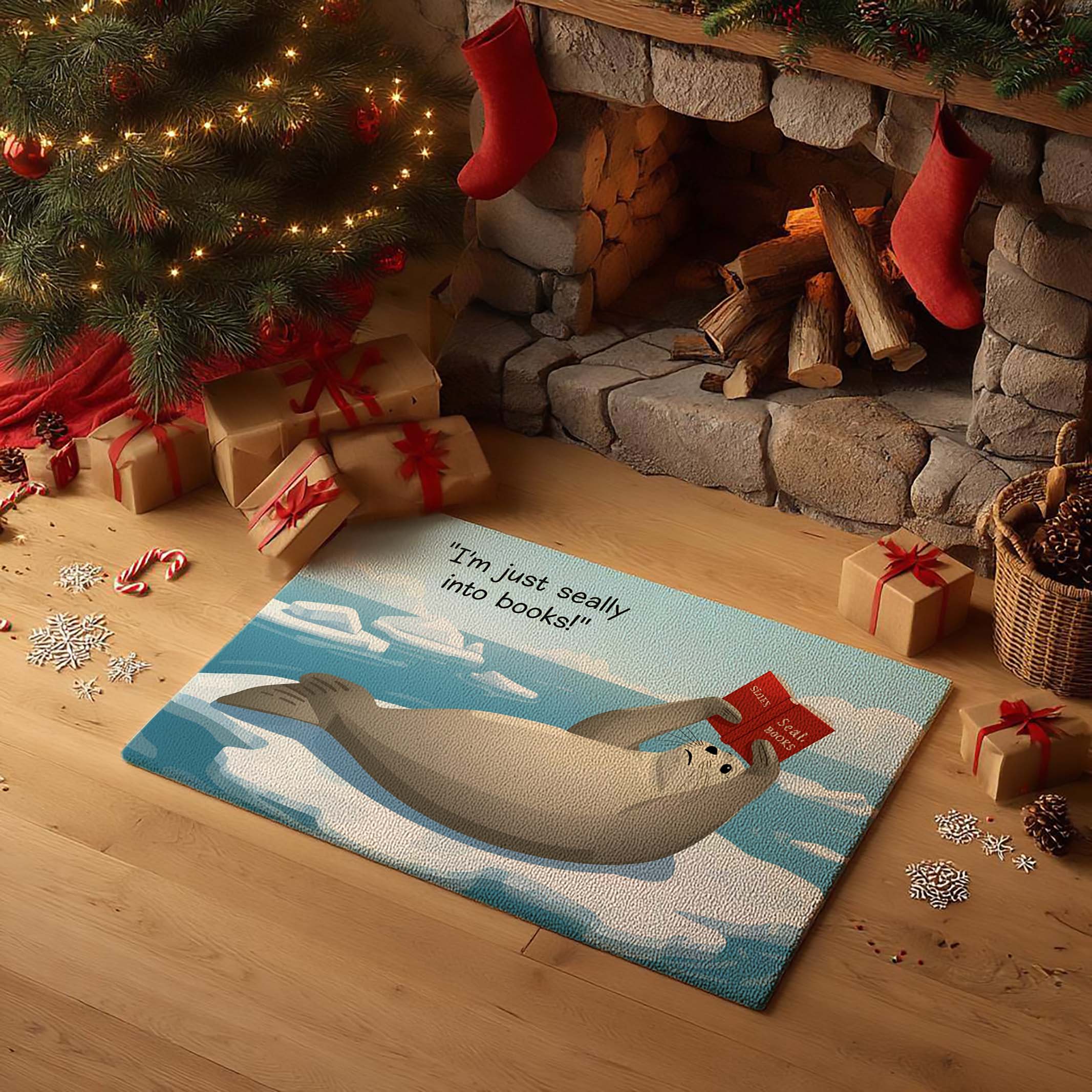 Floating Iceberg Pet Photo Mat - DMRC003