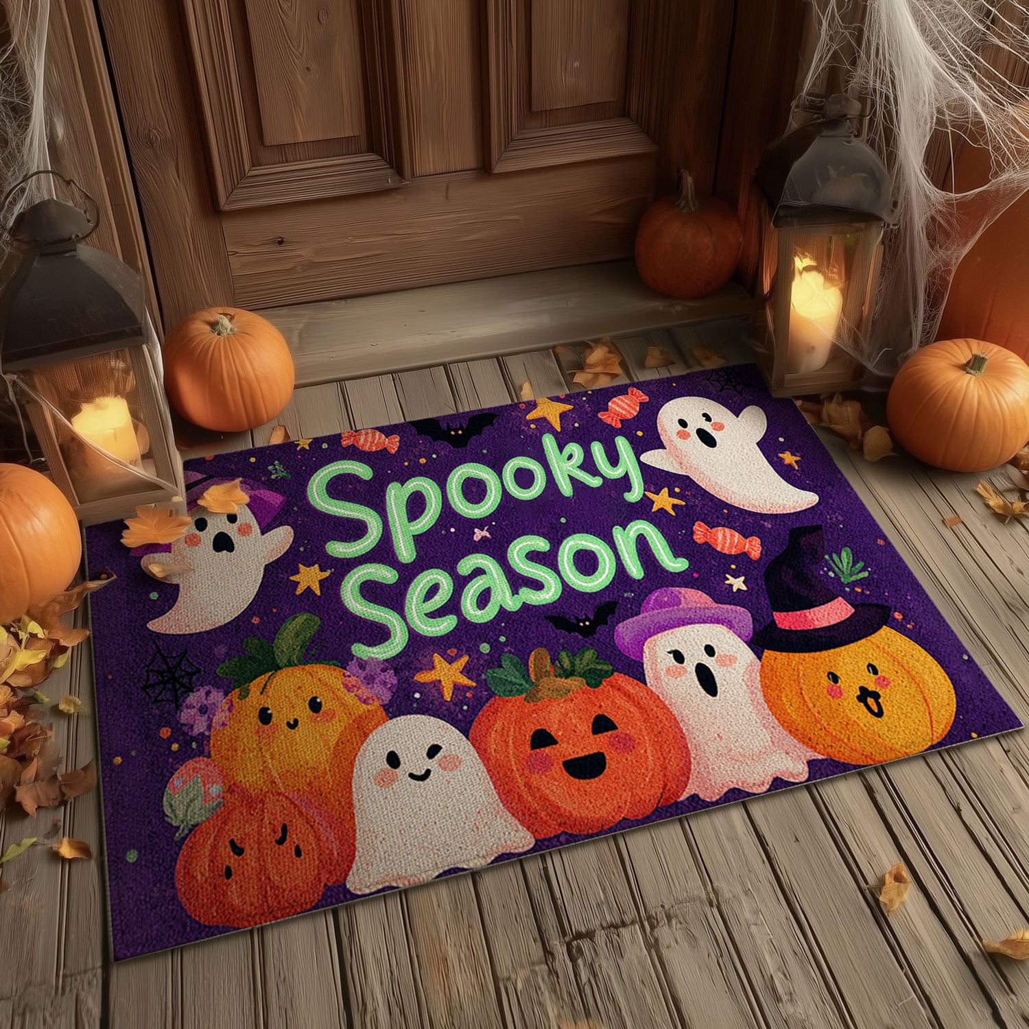 "Spooky Season" Friendly Ghost Crew Mat