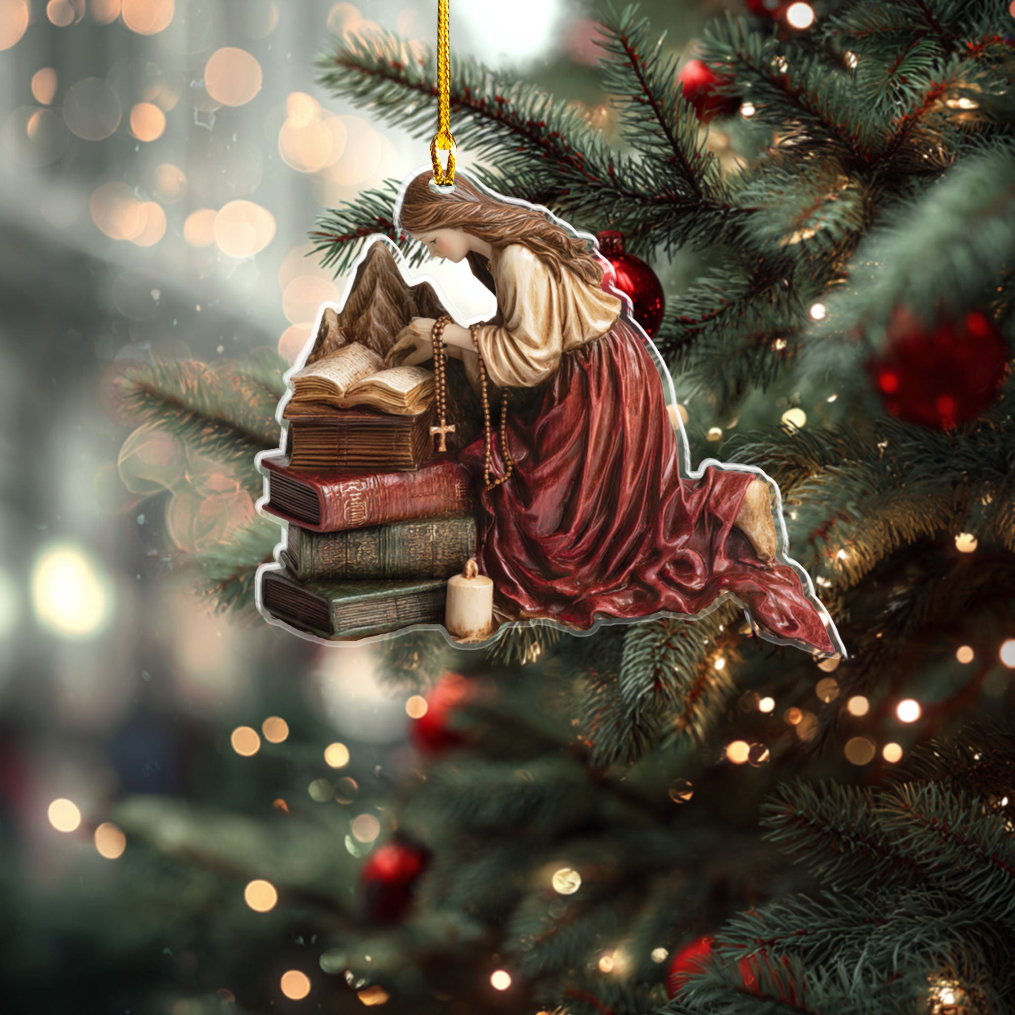 Vintage Religious Devotion Acrylic Decor - ORD9C001