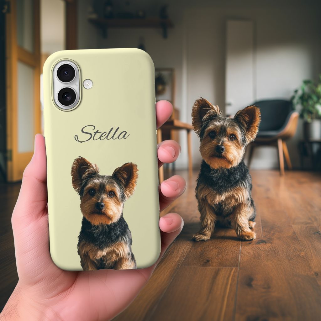 Custom Pet Face iPhone 16 Series Cases