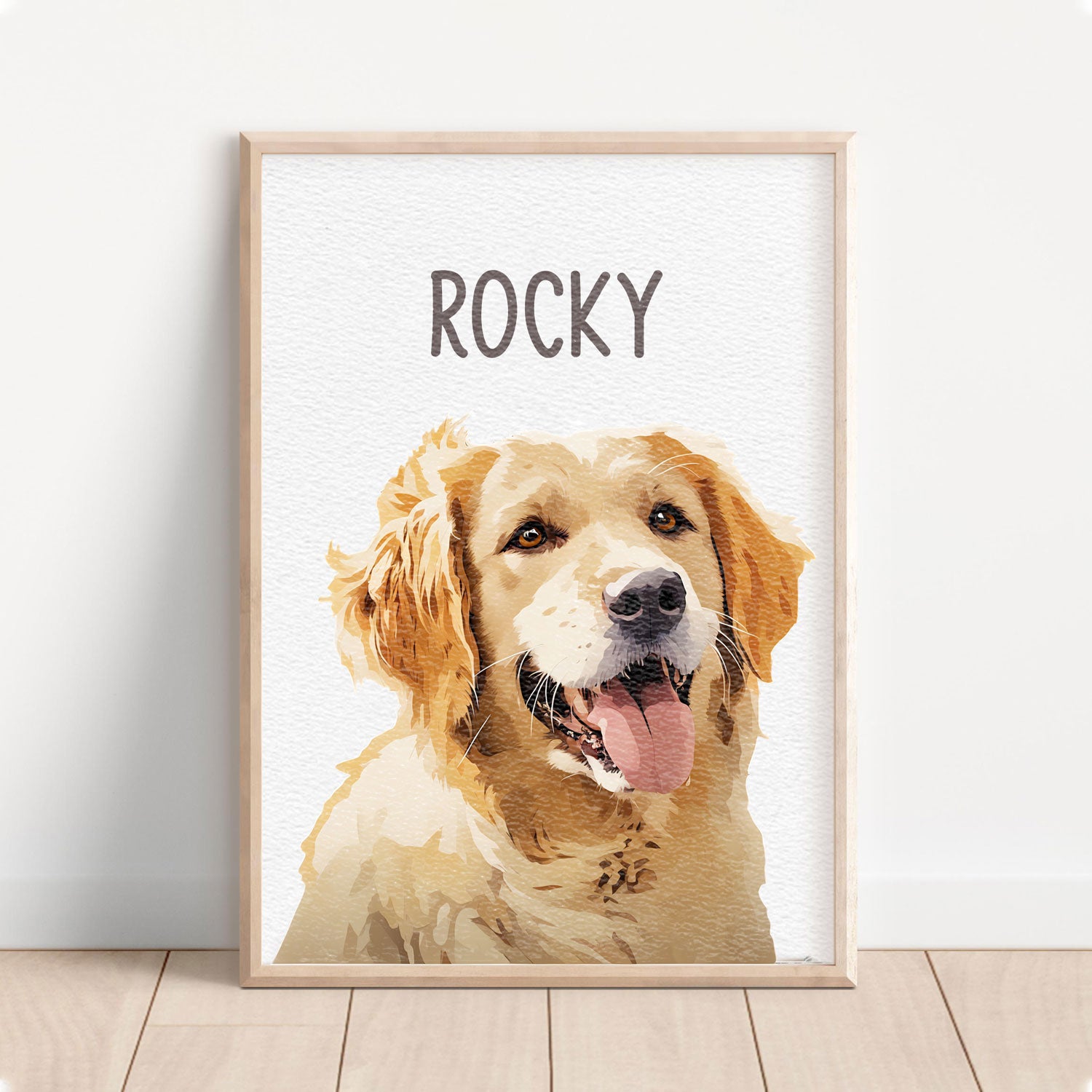 Custom Pet Portrait From Photo