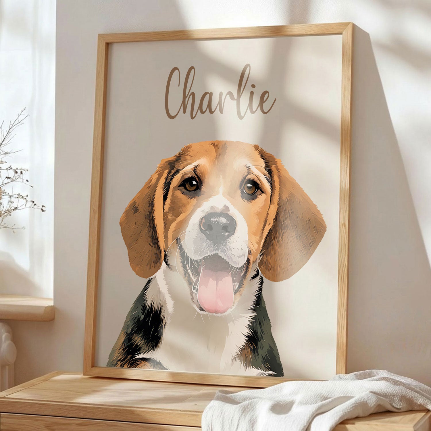 Custom Pet Portrait From Photo