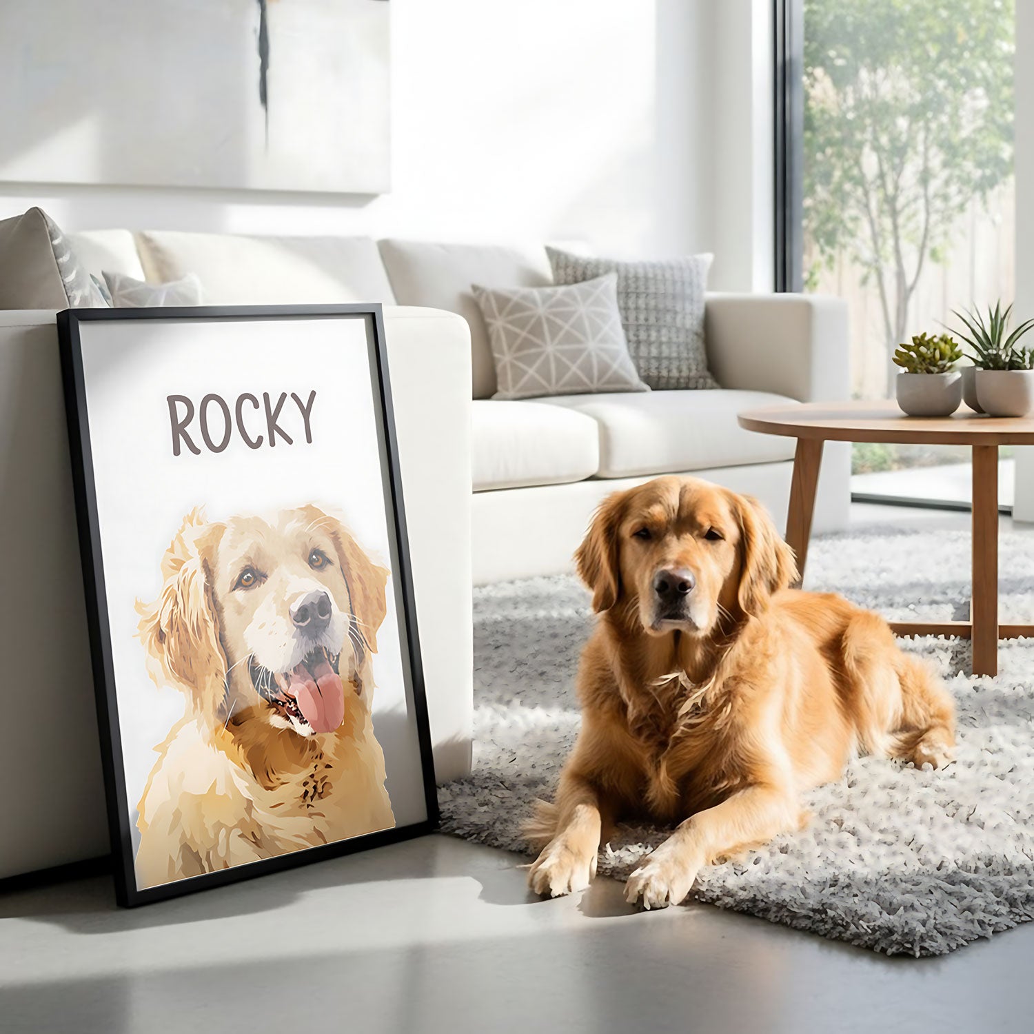 Custom Pet Portrait From Photo