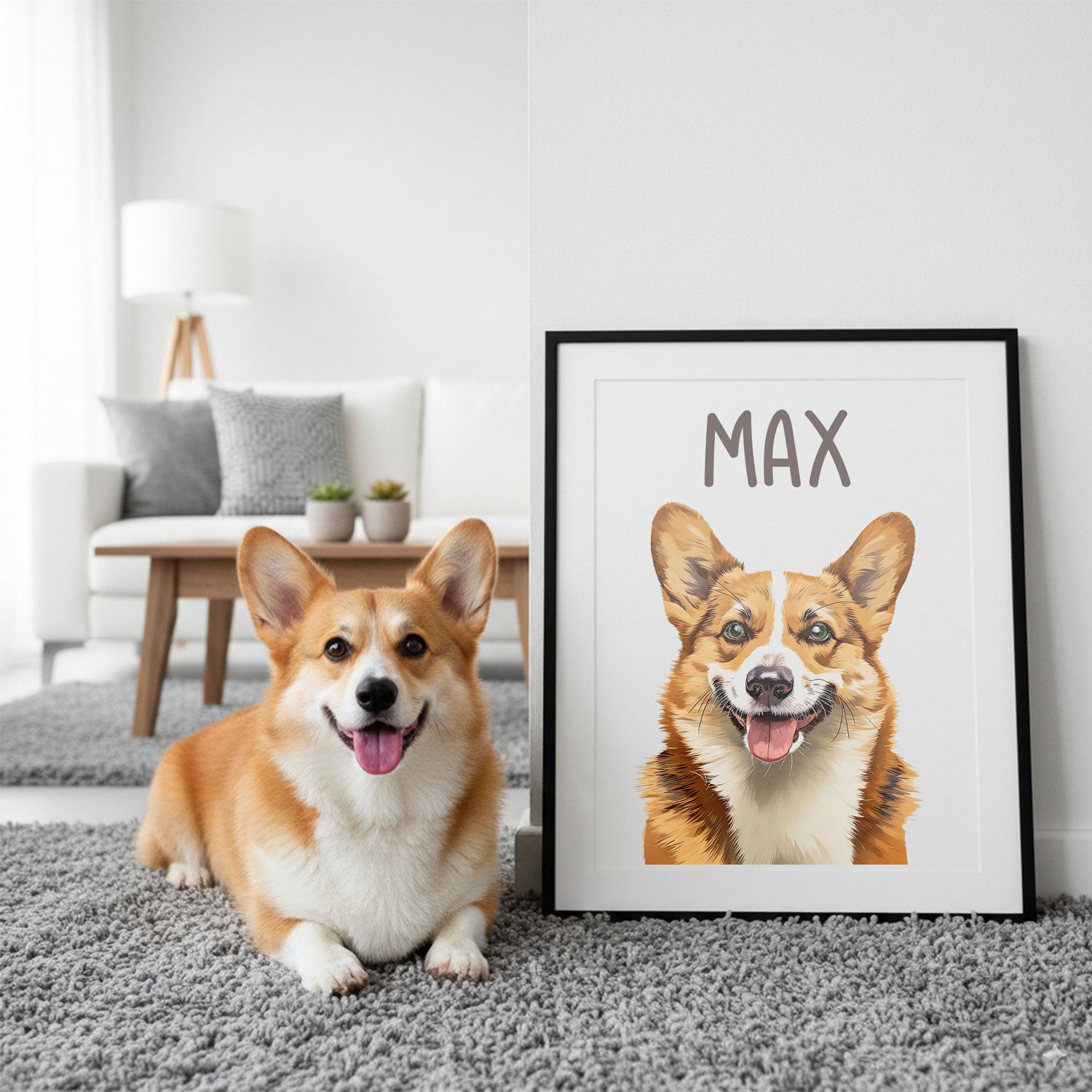 Custom Pet Portrait From Photo