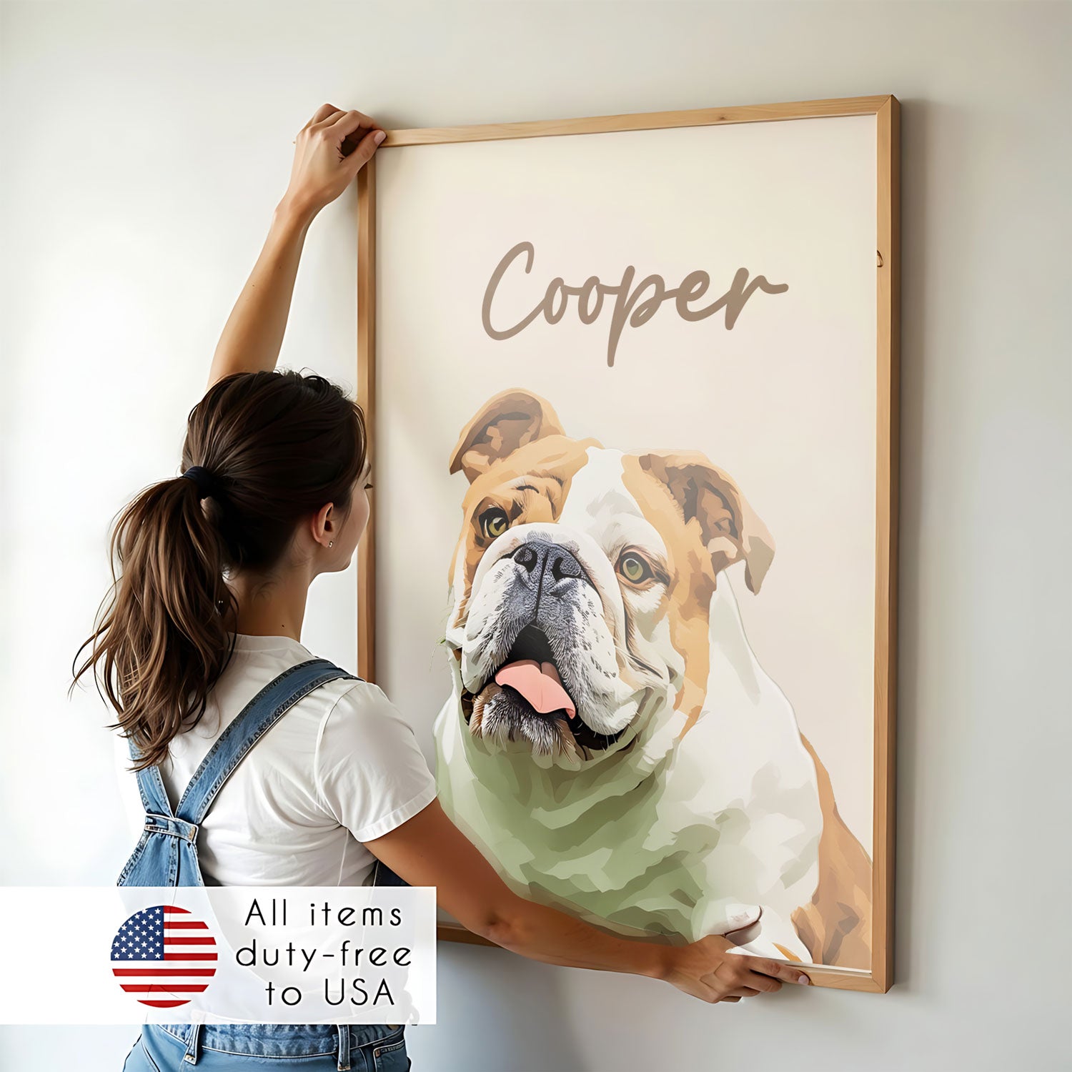 Custom Pet Portrait From Photo