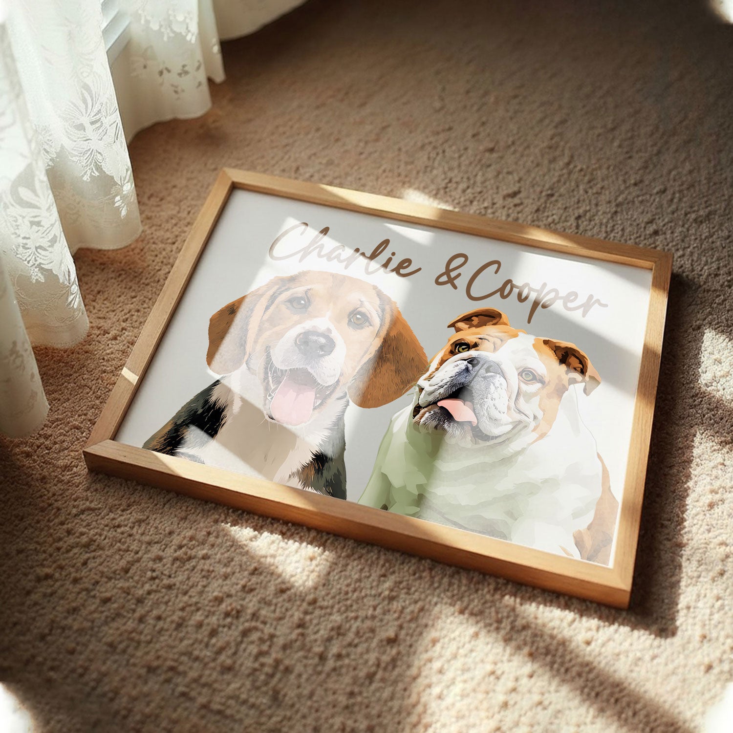 Custom Pet Portrait From Photo