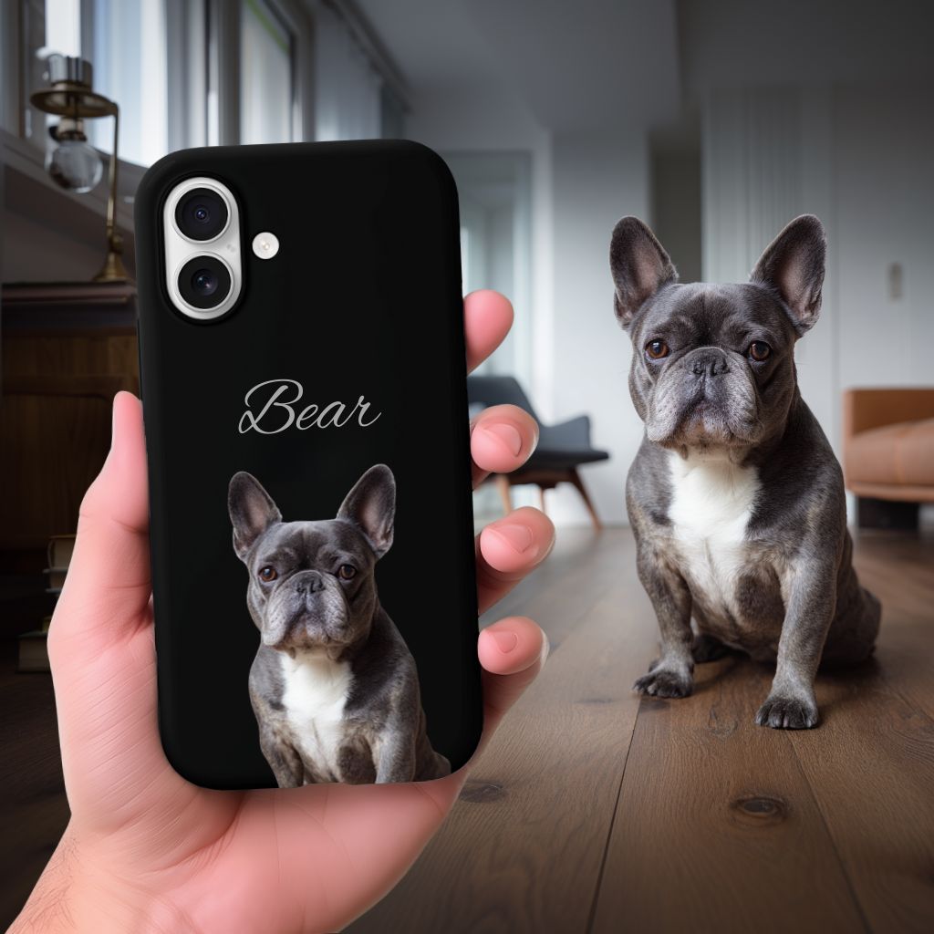 Custom Pet Face iPhone 16 Series Cases