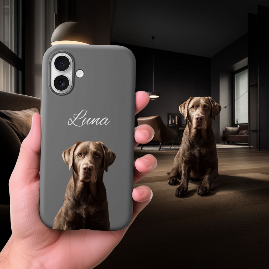 Custom Pet Face iPhone 16 Series Cases