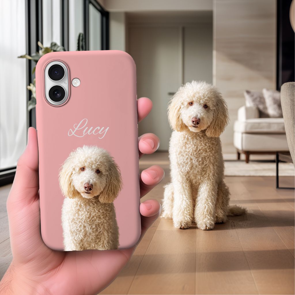 Custom Pet Face iPhone 16 Series Cases
